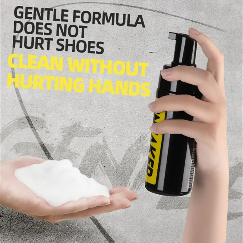 Sneaker Care Spray - Sportschuh-Schaum-Reinigungsset, Trockenreinigungsspray für Leder, Wildleder, Nubuk,