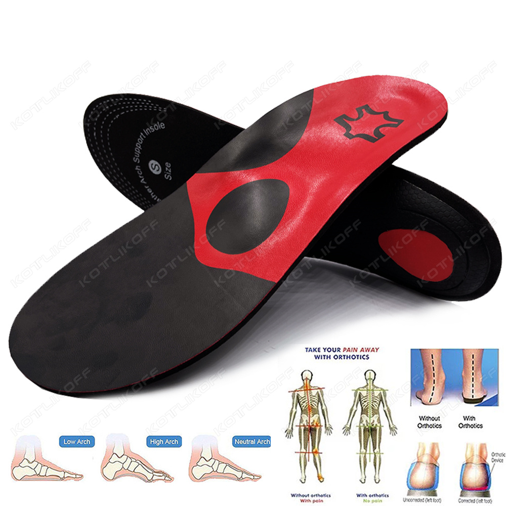 Sneaker Leather Care - Orthopädische Einlegesohle aus PU-Leder, orthopädische Einsätze