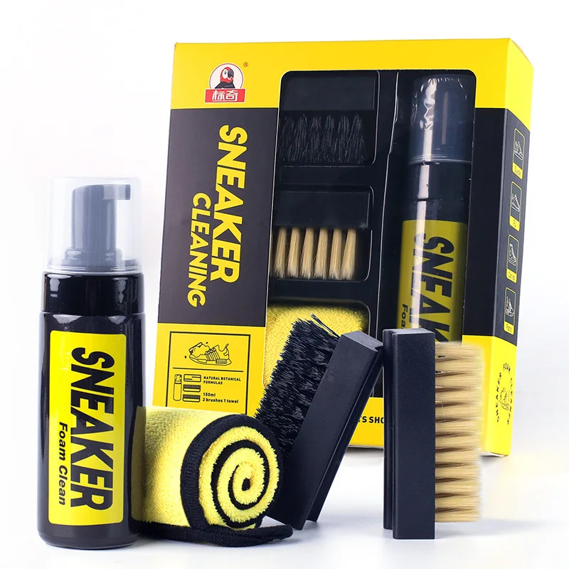 Sneaker Care Spray - Wasserfreier Schaumstoff-Sneaker-Reiniger, 150 ml, Schuhreiniger, Schaumstoff-Trockenreinigungsanzug,