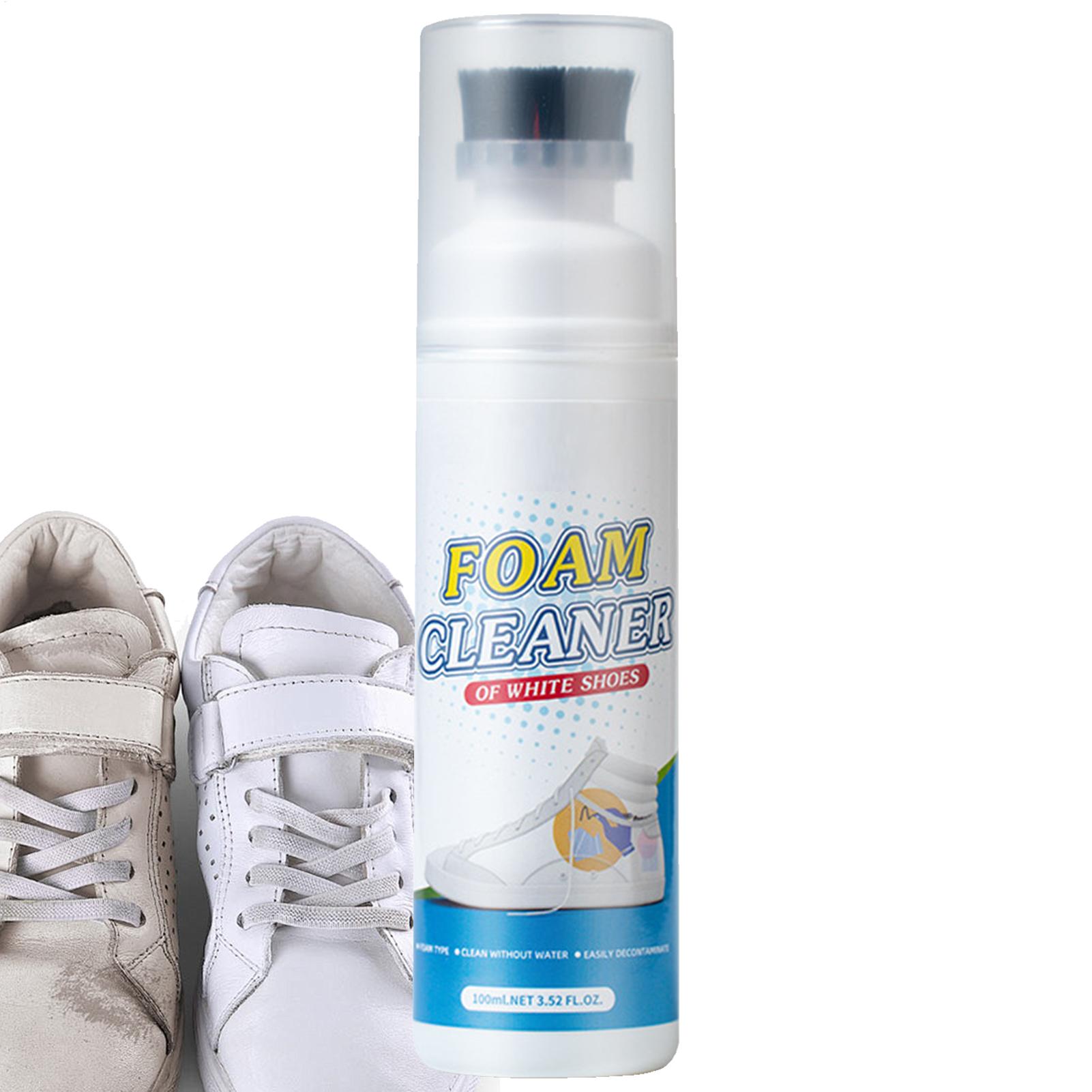 Sneaker Care Spray - 100ml Sneaker-Reiniger Schaumreiniger für Weiße Schuhe,
