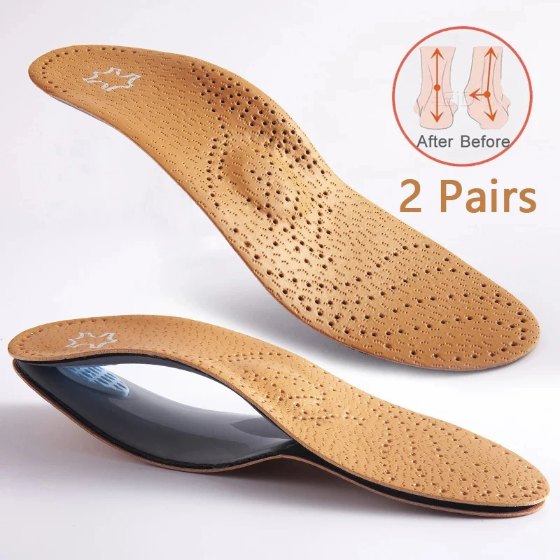 2 Paar orthopädische Einlegeso – Sneaker Leather Care Bewertung und Preis